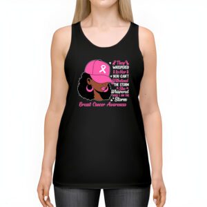 Im The Storm Black Women Breast Cancer Survivor Pink Ribbon Tank Top 2 4