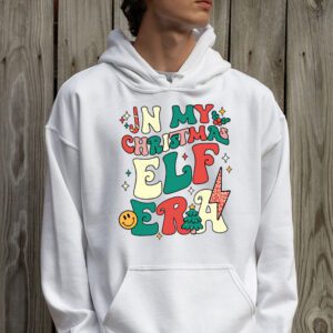 In My Christmas Elf Era Xmas Groovy Santa Squad Holiday Hoodie 2 2