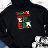 In My Christmas Elf Era Xmas Groovy Santa Squad Holiday Hoodie