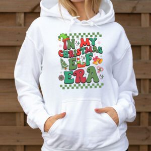 In My Christmas Elf Era Xmas Groovy Santa Squad Holiday Hoodie 3 2