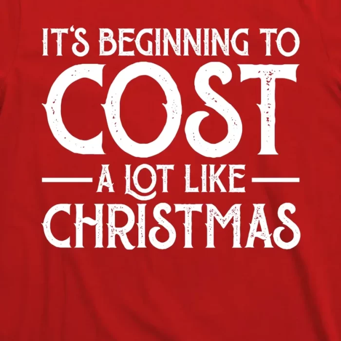 Its Beginning To Cost A Lot Like Christmas Funny T Shirt 3