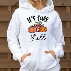 Its Fall Yall Pumpkin Spice Retro Autumn Thanksgiving Hoodie 3