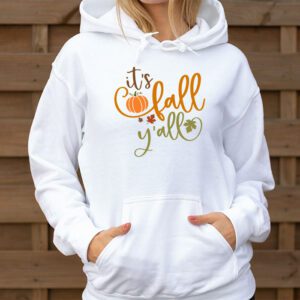 Its Fall Yall Pumpkin Spice Retro Autumn Thanksgiving Hoodie 3 4