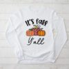 It's Fall Y'all Pumpkin Spice Retro Autumn Thanksgiving Longsleeve Tee
