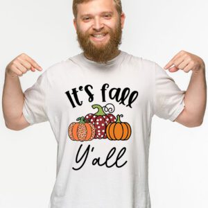 Its Fall Yall Pumpkin Spice Retro Autumn Thanksgiving T Shirt 2