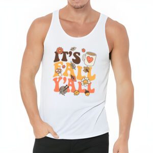 Its Fall Yall Pumpkin Spice Retro Autumn Thanksgiving Tank Top 3 1