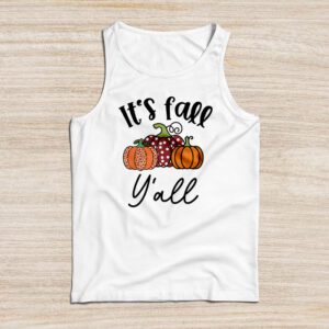 It’s Fall Y’all Pumpkin Spice Retro Fall Vibes Shirt Tank Top