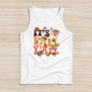 It’s Fall Y’all Pumpkin Spice Retro Fall Vibes Shirt Tank Top