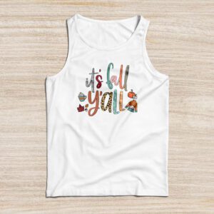 It’s Fall Y’all Pumpkin Spice Retro Fall Vibes Shirt Tank Top