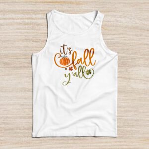 It’s Fall Y’all Pumpkin Spice Retro Fall Vibes Shirt Tank Top