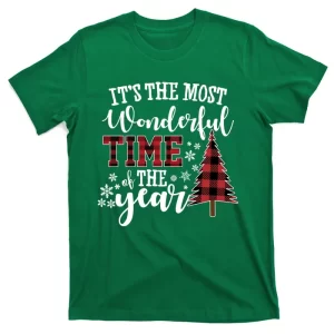 It's The Most Wonderful Time Of The Year Christmas Tree Holiday T-Shirt
