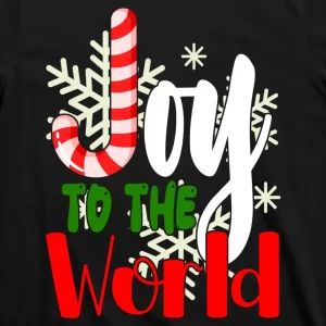 Joy To The World Christmas Festive T Shirt 3
