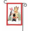 Magnet Works Garden Flag - Caroling Dogs