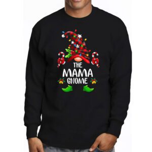 Mama Gnome Buffalo Plaid Matching Family Christmas Pajama Longsleeve Tee 3 3