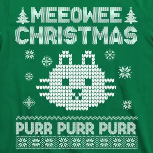 Meeowee Christmas Ugly Sweater T Shirt 3