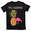 Mele Kalikimaka Flamingo Christmas T-Shirt
