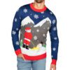 Melting Snowman Ugly Christmas Sweater