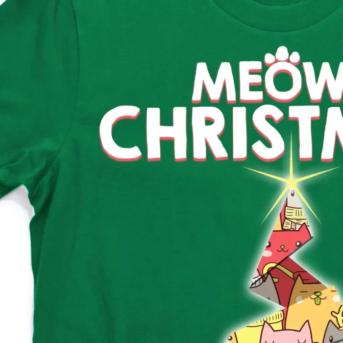 Meowy Christmas Tree For Cat Lovers T Shirt 3
