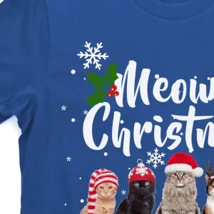 Meowy Christmas Winter Cats T Shirt 3