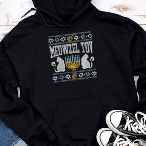 Meowzel Tov Funny Chanukah Hanukkah Funny Shirt Ideas Hoodie