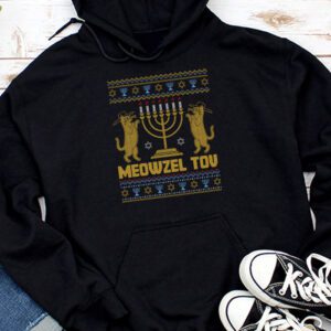 Meowzel Tov Funny Chanukah Hanukkah Funny Shirt Ideas Hoodie