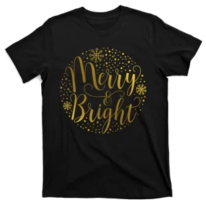 Merry & Bright Christmas Patterns T-Shirt