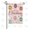 Merry Christmas Balls Garden Flag