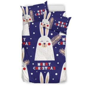 Merry Christmas Bunny ClaB Bedding Sets