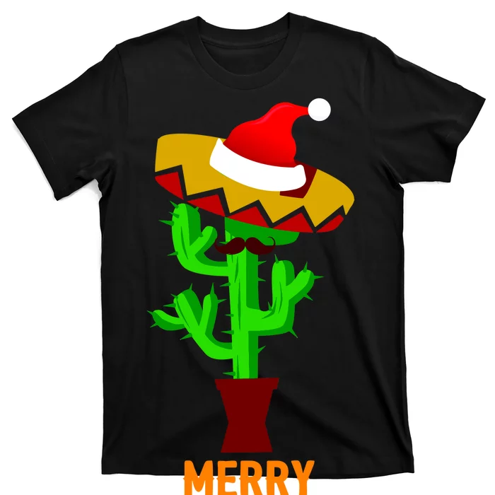Merry Christmas Cactus T-Shirt
