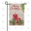 Merry Christmas Candles Garden Flag