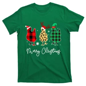 Merry Christmas Chickens T-Shirt