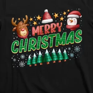 Merry Christmas Christmas Happy New Year T Shirt 3