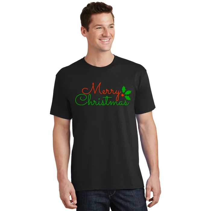 Merry-Christmas-Festive-Logo-T-Shirt-1 Merry Christmas Festive Logo T Shirt 1