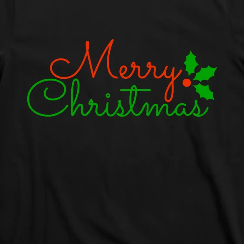 Merry-Christmas-Festive-Logo-T-Shirt-3 Merry Christmas Festive Logo T Shirt 3