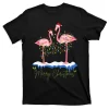 Merry Christmas Flamingo Holiday T-Shirt