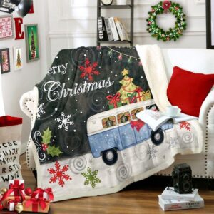 Merry Christmas Fleece Blanket