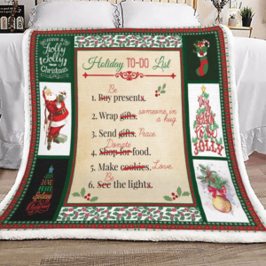 Merry Christmas Fleece Blanket