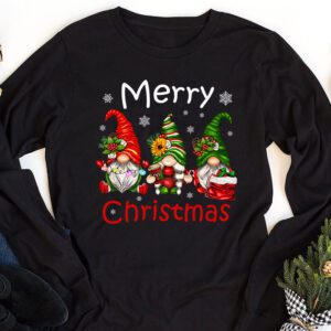 Merry Christmas Gnomes Funny Xmas Family Men Women Longsleeve Tee 1 6