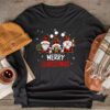 Merry Christmas Gnomes Funny Xmas Family Men Women Longsleeve Tee