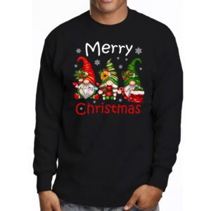 Merry Christmas Gnomes Funny Xmas Family Men Women Longsleeve Tee 3 6