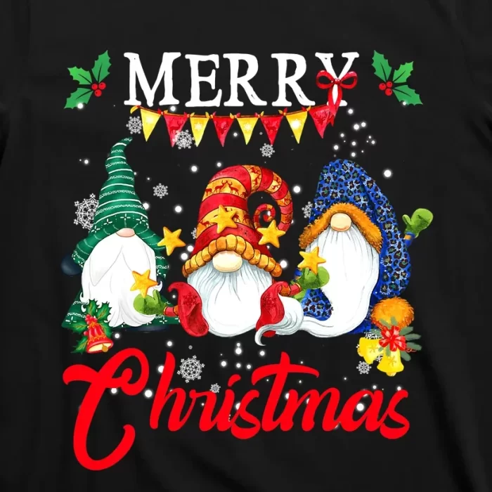 Merry Christmas Gnomies Christmas Gnome Xmas T Shirt 3