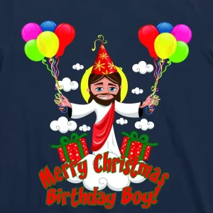 Merry Christmas Jesus Birthday Boy T Shirt 3