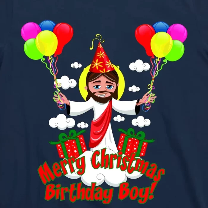 Merry Christmas Jesus Birthday Boy T Shirt 3