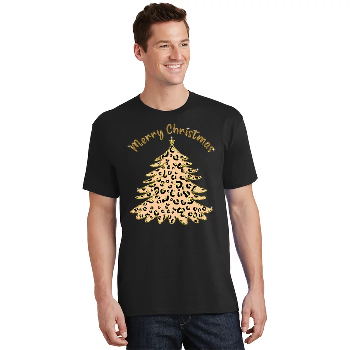 Merry-Christmas-Leopard-Tree-Holiday-T-Shirt-1 Merry Christmas Leopard Tree Holiday T Shirt 1
