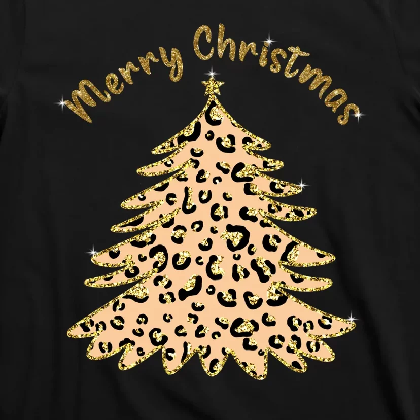 Merry-Christmas-Leopard-Tree-Holiday-T-Shirt-3 Merry Christmas Leopard Tree Holiday T Shirt 3