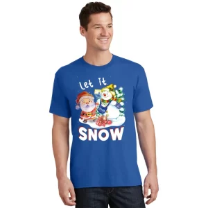 Merry Christmas Let It Snow Gift T Shirt 1