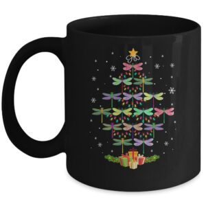Merry Christmas Lover Xmas Dragonfly Christmas Tree Mug