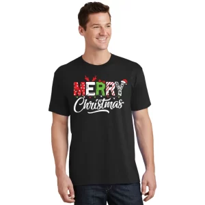Merry Christmas Matching Family Santa T Shirt 1