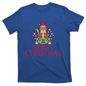 Merry Christmas Merry Christmas Sweet Otter Gift T-Shirt