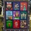 Merry Christmas Nutcracker Fleece Blanket